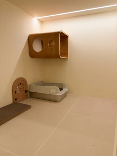 Inside The Whisker Hut boarding room